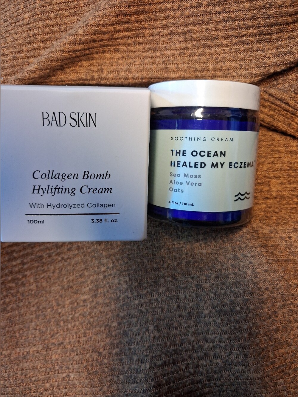 BAD SKIN Collagen Bomb Hylifting Cream/The Ocean Healed My Eczema Bundle